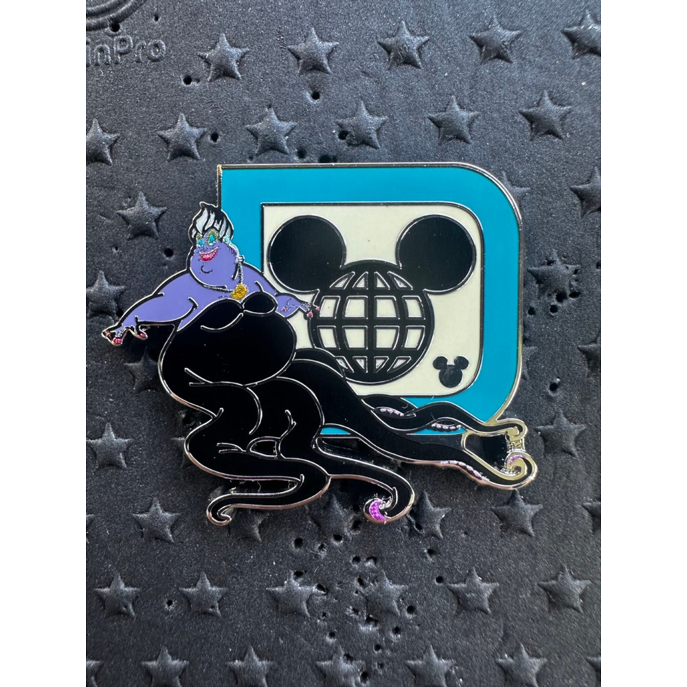 2025 WDW Walt Disney World D Series Little Mermaid Ursula Hidden Mickey Pin